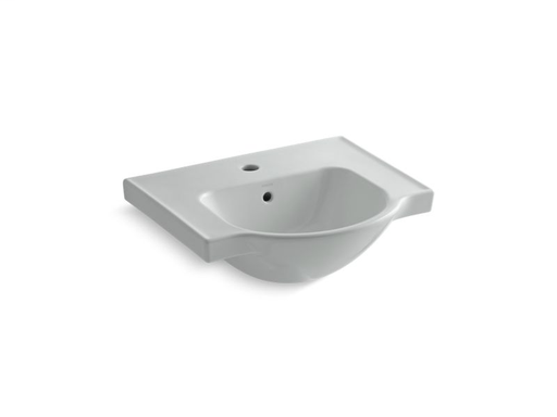 Veer™ 21" single-hole sink basin, Ice™ Grey
