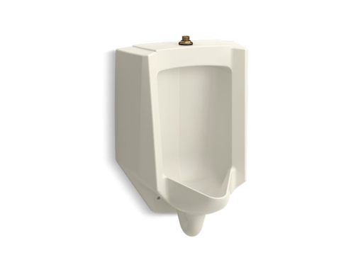 Bardon™ High-Efficiency Urinal (HEU), washdown, wall-hung, 0.125 gpf to 1.0 gpf, top spud, Biscuit
