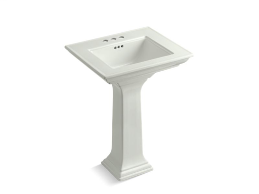 Memoirs® Stately 24" pedestal bathroom sink with 4" centerset faucet holes, Dune