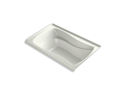 Mariposa® 60" x 36" alcove bath with integral flange and right-hand drain, Dune