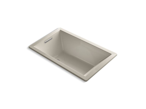 Underscore® Rectangle 60" x 36" drop-in VibrAcoustic® + BubbleMassage™ Air Bath, Sandbar