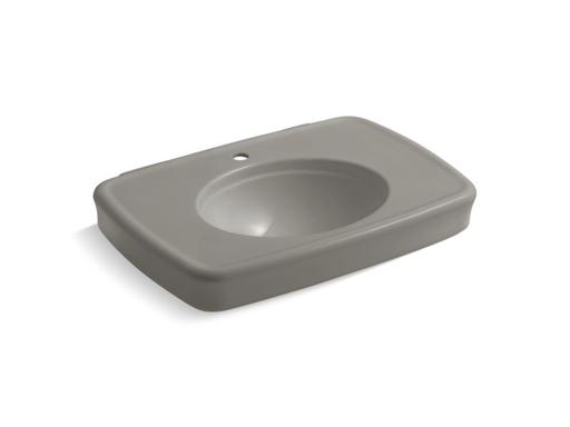 Bancroft® 30" bathroom sink with single faucet hole, Cashmere