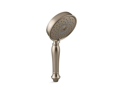 Bancroft® 2.5 gpm multifunction handshower with Katalyst® air-induction technology, Vibrant Brushed Bronze