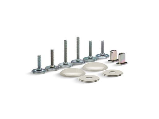 Clean Caps® low-profile toilet bolt caps, Sandbar