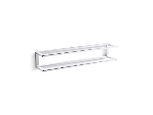 Draft™ 24" towel bar frame, Polished Chrome