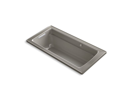 Archer® 66" x 32" drop-in BubbleMassage™ Air Bath with reversible drain, Cashmere