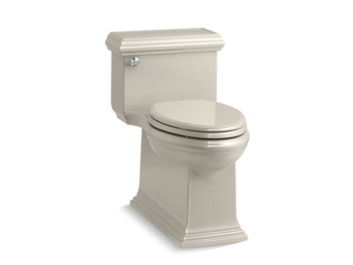 Memoirs® Classic Comfort Height® skirted one-piece compact elongated 1.28 gpf toilet with AquaPiston® flush technology and left-hand trip lever, Sandbar