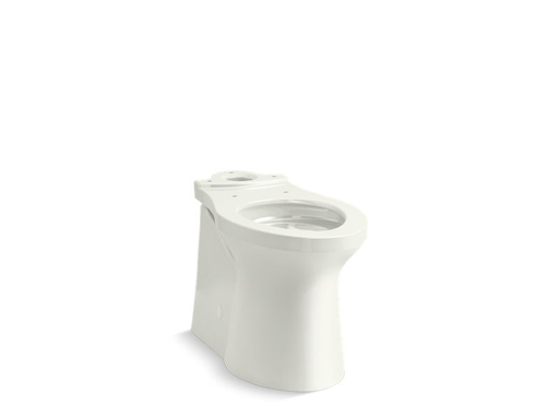 Irvine™ Comfort Height® elongated toilet bowl with skirted trapway, seat not included, Dune