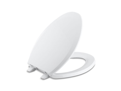 Lustra™ with Quick-Release™ Hinges elongated toilet seat, Earthen White