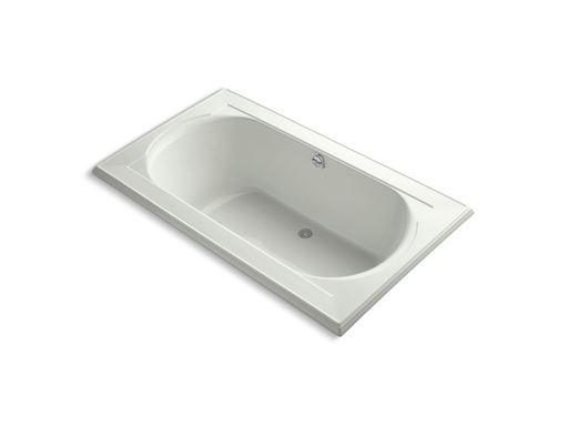 Memoirs® 72" x 42" drop-in VibrAcoustic® bath with reversible drain, Dune