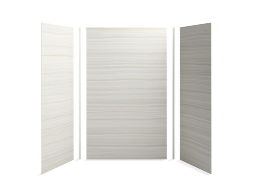 Choreograph® 60" x 36" x 96" shower wall kit, VeinCut Dune