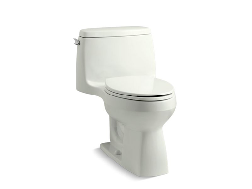 Santa Rosa™ Comfort Height® one-piece compact elongated 1.28 gpf toilet with AquaPiston® flushing technology and left-hand trip lever, Dune