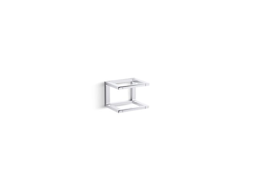 Draft™ 6" towel bar frame, Polished Chrome