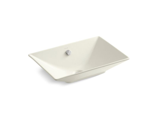 Rêve® vessel bathroom sink, Biscuit
