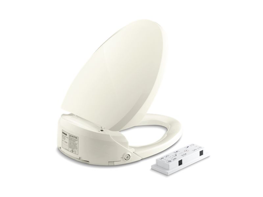C3®-201 cleansing toilet seat, elongated, Biscuit