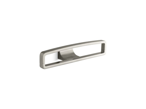 Loure® 12" rectangular robe hook, Vibrant Brushed Nickel