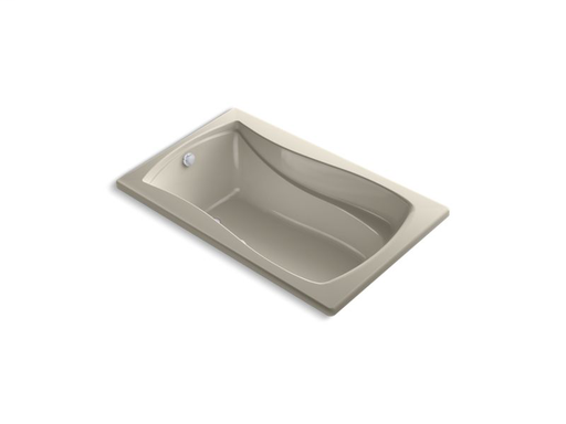 Mariposa® 60" x 36" drop-in BubbleMassage™ Air Bath, Sandbar