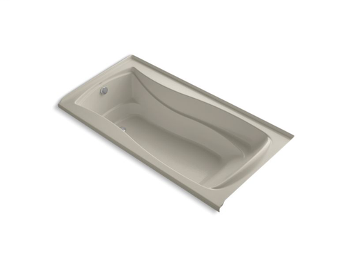 Mariposa® 72" x 36" alcove bath with integral flange and left-hand drain, Sandbar