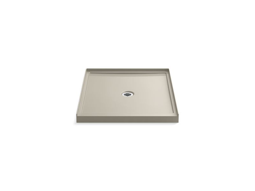 Rely® 36" x 42" single-threshold shower base with center drain, Sandbar