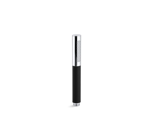 Shift™ 2.0 gpm multifunction 2-way Ellipse handshower with Black handle, Polished Chrome