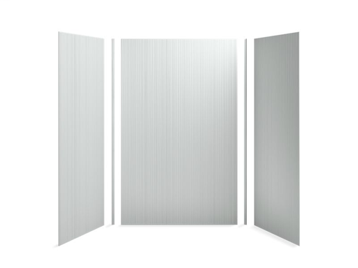 Choreograph® 60" x 36" x 96" shower wall kit, Cord texture, Ice™ Grey