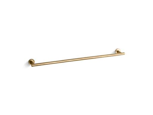 Purist® 30" towel bar, Vibrant Moderne Brushed Gold
