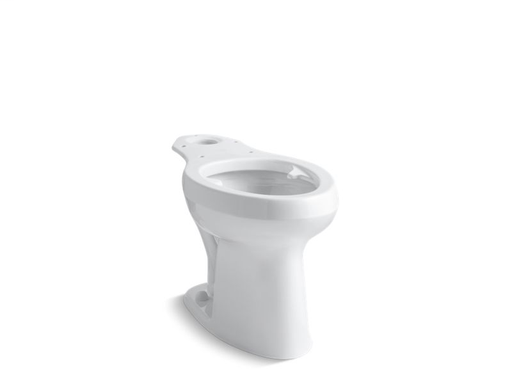 Wellworth® toilet bowl with Pressure Lite® flush technology and bedpan lugs, less seat, White