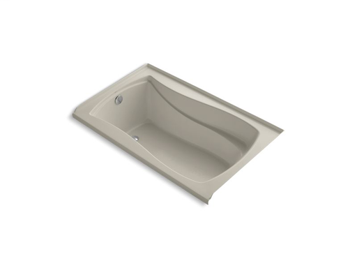 Mariposa® 60" x 36" alcove VibrAcoustic® bath with left-hand drain, Sandbar