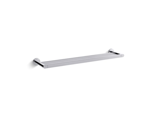 Composed® 24" double towel bar, Polished Chrome