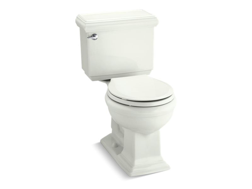 Memoirs® Classic Comfort Height® two-piece round-front 1.28 gpf toilet with AquaPiston® flushing technology and left-hand trip lever, seat not included, Dune