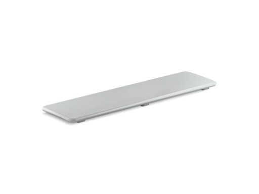 Bellwether® plastic drain cover for 60" x 34" shower base, Ice™ Grey