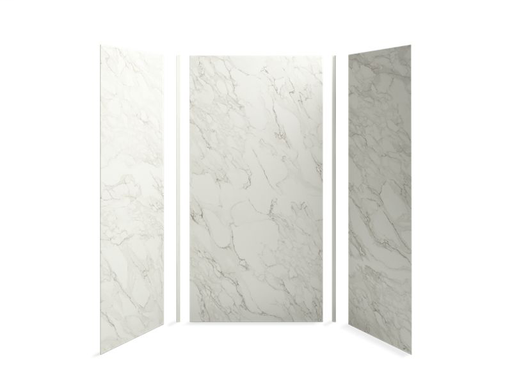 Choreograph® 48" x 36" x 96" shower wall kit, CrossCut Dune