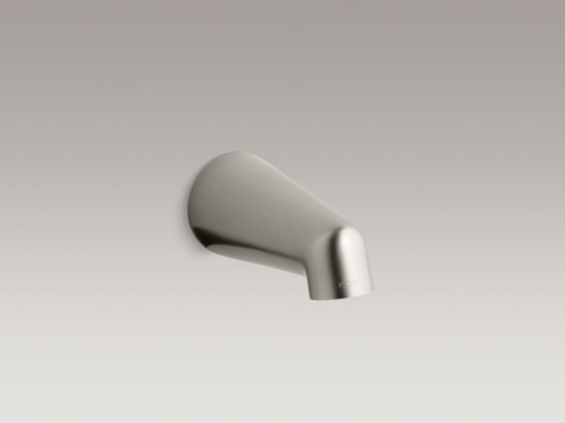 Standard 4-7/8" non-diverter bath spout, Vibrant Brushed Nickel