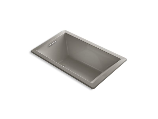 Underscore® Rectangle 60" x 36" drop-in VibrAcoustic® + BubbleMassage™ Air Bath, Cashmere