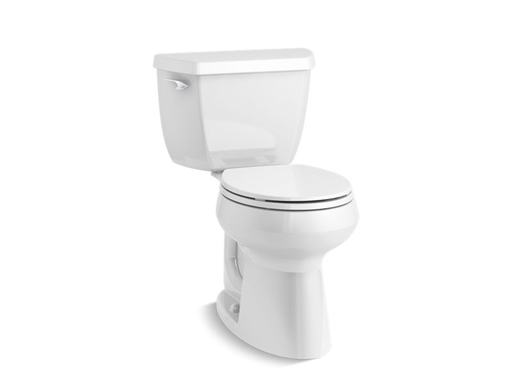 Highline® Classic Comfort Height® The Complete Solution® round-front 1.28 gpf toilet, White