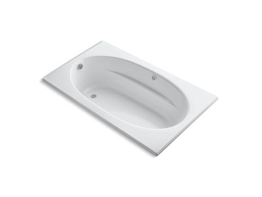 Windward® 72" x 42" drop-in BubbleMassage™ Air Bath, White