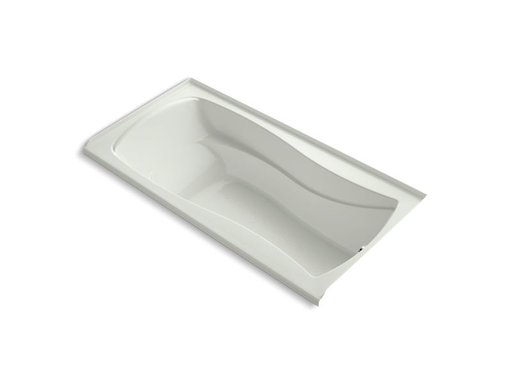 Mariposa® 72" x 36" alcove VibrAcoustic® bath with integral flange and right-hand drain, Dune
