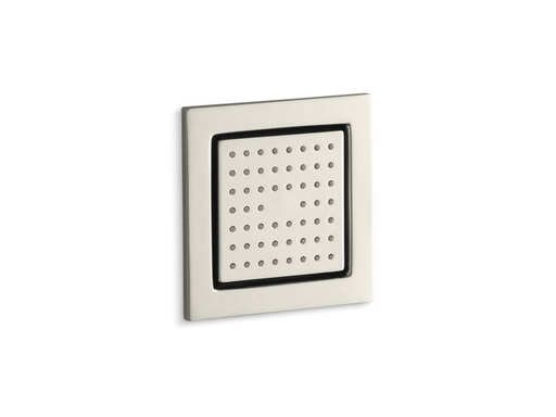 WaterTile® Square 54-nozzle body spray with soothing spray, Vibrant Polished Nickel
