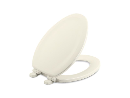 Stonewood® Quiet-Close™ elongated toilet seat, Biscuit