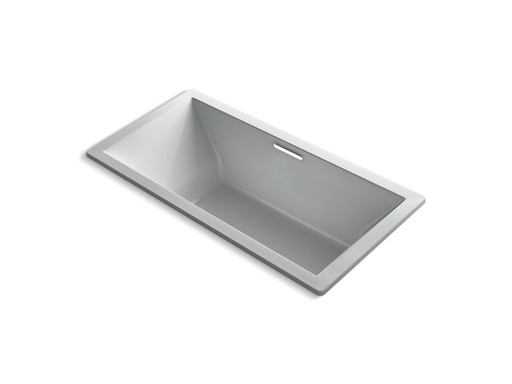 Underscore® Rectangle 72" x 36" drop-in bath with center drain, Ice™ Grey