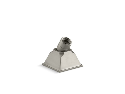 Memoirs® deck-mount handshower holder with hoses, Vibrant Brushed Nickel