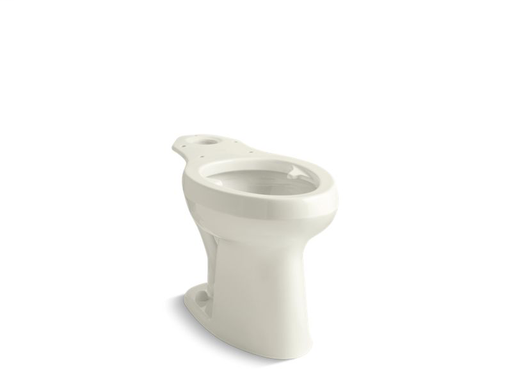Wellworth® toilet bowl with Pressure Lite® flush technology and bedpan lugs, less seat, Biscuit