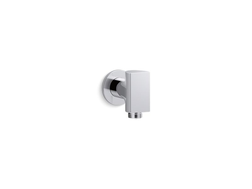 Exhale® wall-mount supply elbow with check valve, Polished Chrome