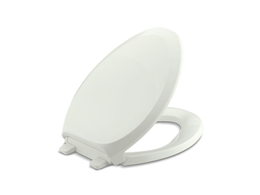 French Curve® Quiet-Close™ with Grip-Tight elongated toilet seat, Dune