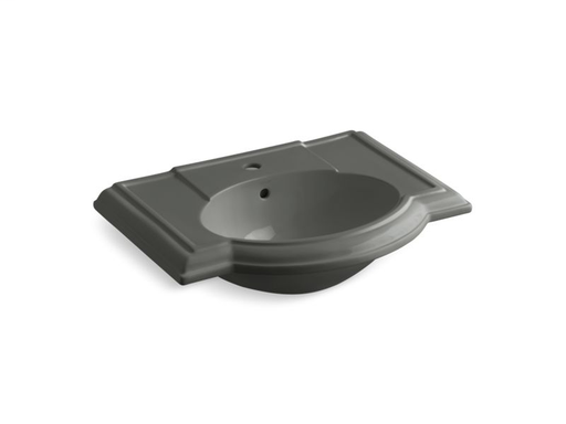 Devonshire® bathroom sink with single faucet hole, Thunder Grey