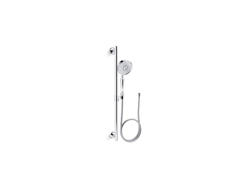 Bancroft® 1.75 gpm multifunction handshower kit with Katalyst® air-induction technology, Polished Chrome