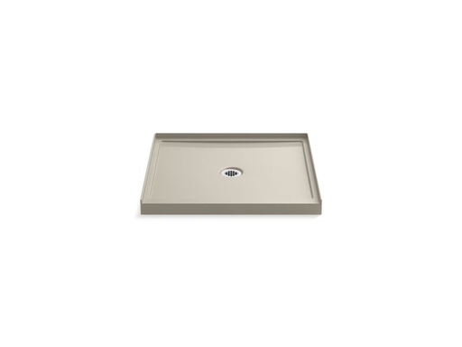 Rely® 36" x 34" single-threshold shower base with center drain, Sandbar