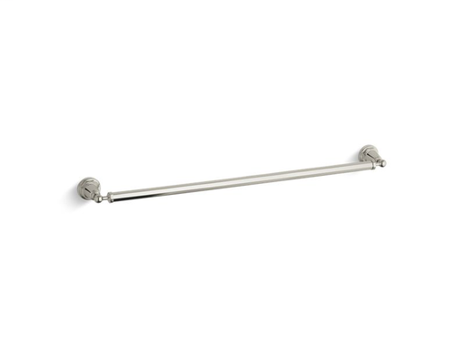 Pinstripe® 30" towel bar, Vibrant Polished Nickel