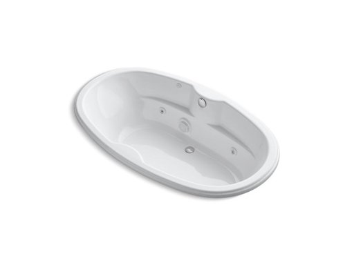 7242 72" x 42" drop-in whirlpool, White