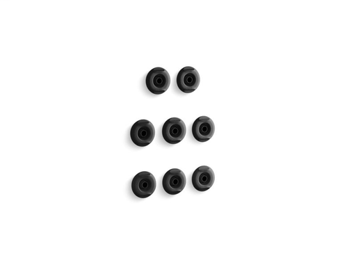 Flexjet® whirlpool trim kit with eight jets, Black Black